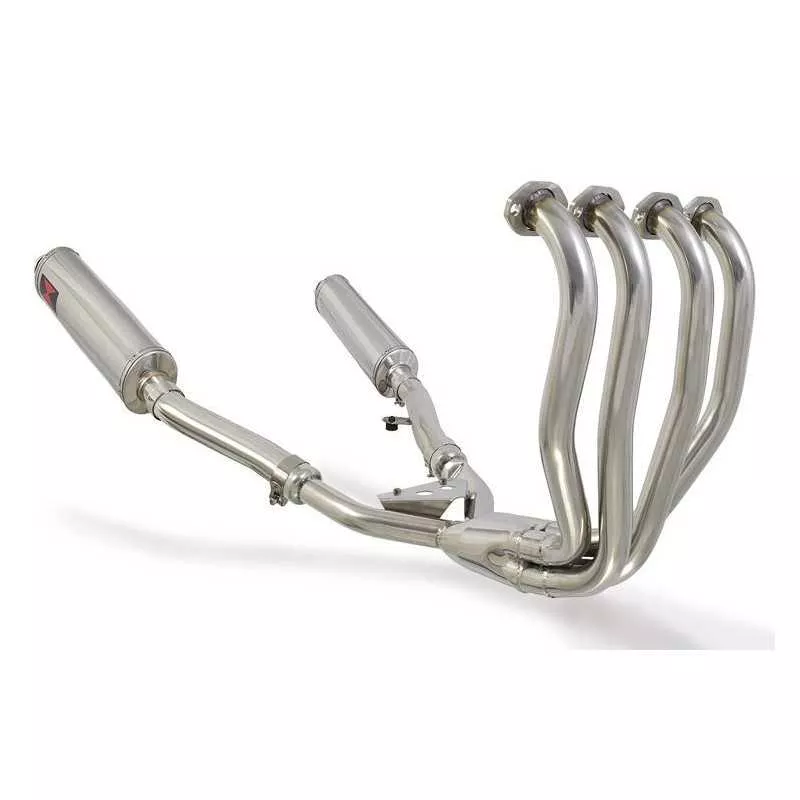 ZZR400 ZZR 400 4-2 Ligne complètes & Ovale Silencieux En Inox 400mm