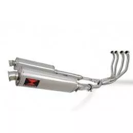 ZZR400 ZZR 400 4-2 Ligne complètes & Ovale Silencieux En Inox 400mm