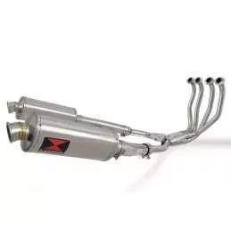 ZZR400 ZZR 400 4-2 Ligne complètes & Ovale Silencieux En Inox 300mm