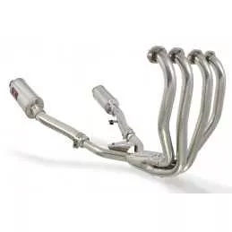 ZZR400 ZZR 400 4-2 Ligne complètes & Ovale Silencieux En Inox 230mm