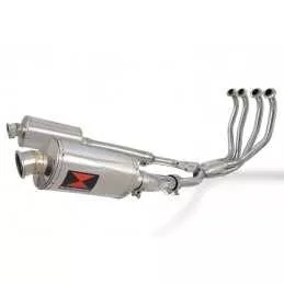 ZZR400 ZZR 400 4-2 Ligne complètes & Ovale Silencieux En Inox 230mm