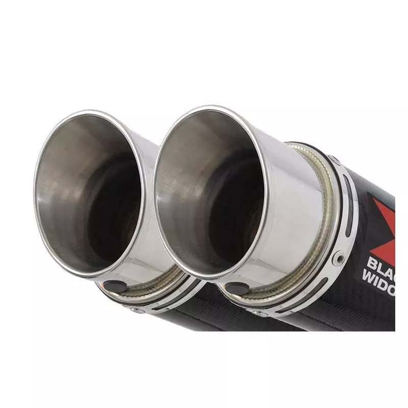 GL1500 GL 1500 GOLDWING Kit / Silencieux GP Rond En Carbone & Canule en Titane 230mm