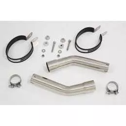 GL1500 GL 1500 GOLDWING Kit & Silencieux Ovale Noir En Inox 230mm