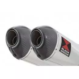 GL1500 GL 1500 GOLDWING Kit / Silencieux Ovale En Inox + Carbone Tip 200mm