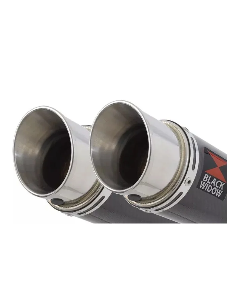 Suzuki DL1000 V-Strom 1000 Silencieux Kit / Silencieux GP Rond En Carbone 230mm