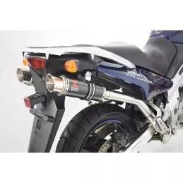 Suzuki DL1000 V-Strom 1000 Silencieux Kit / Silencieux GP Rond En Carbone 230mm