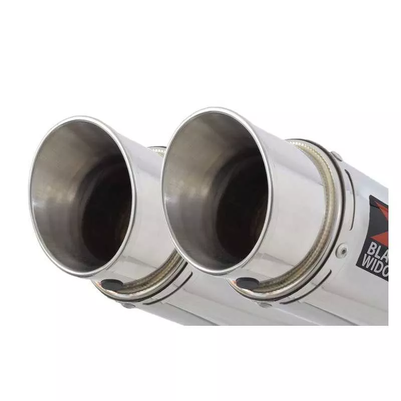 Suzuki DL1000 V-Strom 1000 Silencieux Kit / Silencieux Rond En Inox 200mm