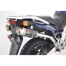 Suzuki DL1000 V-Strom 1000 Silencieux Kit / Silencieux Rond En Carbone 200mm