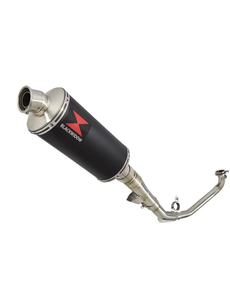 Honda NC 700 750 Integra 700 750 Decata Ligne complète / Silencieux Ovale Noir Inox 300mm