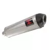 R850GS exhaust tube de raccord et Ovale Silencieux En Inox + carbon tip 400mm