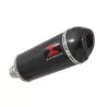 R1150 R ROCKSTER exhaust Silencieux kit & Ovale En Carbone Silencieux + carbon tip 300mm