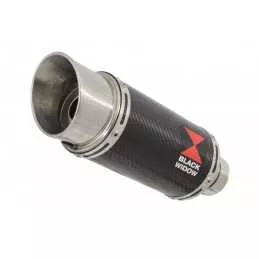 Suzuki RV 125 / RV 250 VAN VAN 2003 - 2018 Silencieux Rond En Carbone 200mm