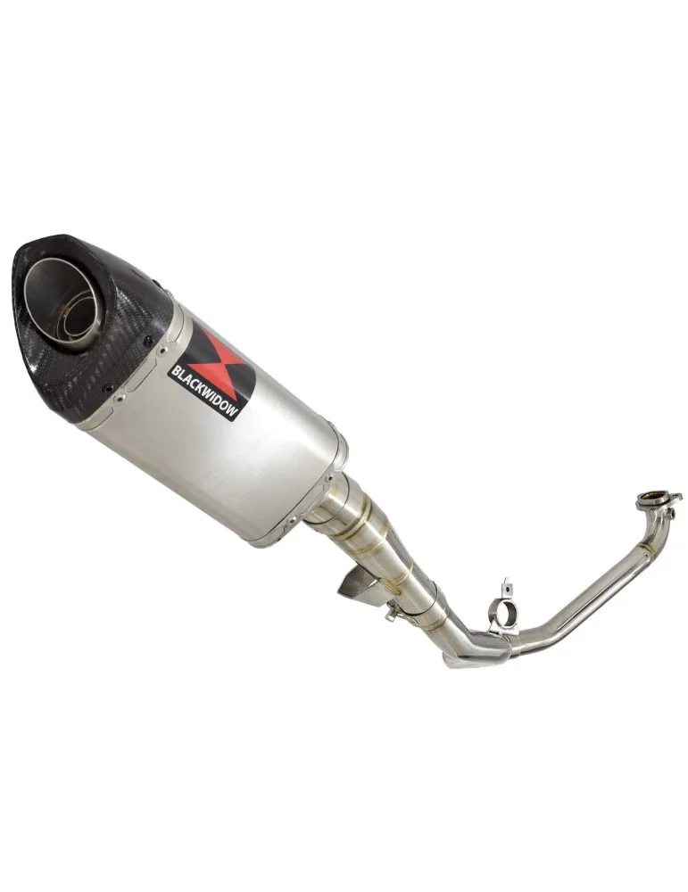 Honda NC 700 750 Integra 700 750 Decata Ligne complète / Silencieux TriOval Inox + Carbone Tip 250mm