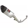 Honda NC 700 750 Integra 700 750 Decata Ligne complète / Silencieux TriOval Inox + Carbone Tip 250mm