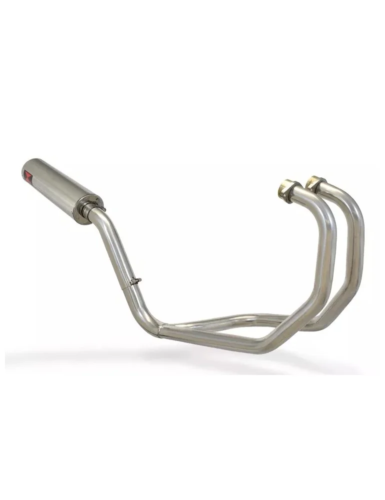 KAWASAKI KLE 500 KLE500 Ligne complète & Silencieux Rond En Inox 450mm