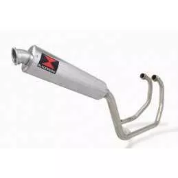 KAWASAKI KLE 500 KLE500 Ligne complète & Silencieux Rond En Inox 450mm