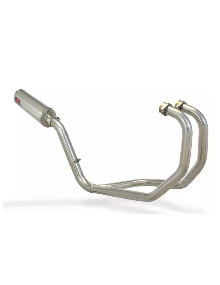 KAWASAKI KLE 500 KLE500 Ligne complète & Silencieux Ovale En Inox 400mm