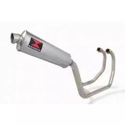 KAWASAKI KLE 500 KLE500 Ligne complète & Silencieux Ovale En Inox 400mm