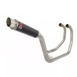 KAWASAKI KLE 500 KLE500 Ligne complète & Silencieux GP Rond En Carbone 350mm