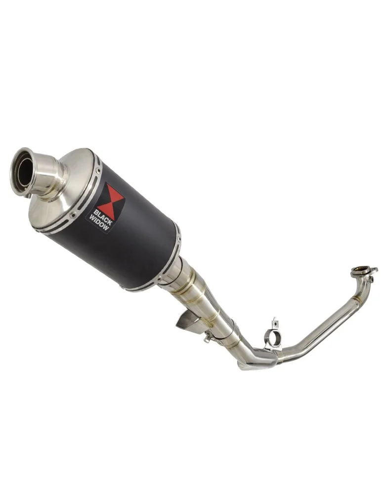 Honda NC 700 750 Integra 700 750 Decata Ligne complète / Silencieux Ovale Noir Inox 230mm