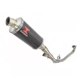 Honda NC 700 750 Integra 700 750 Decata Ligne complète / Silencieux Ovale En Carbone 300mm