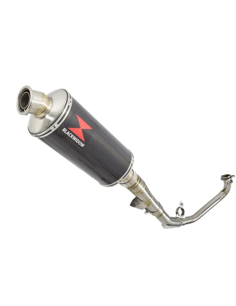 Honda NC 700 750 Integra 700 750 Decata Ligne complète / Silencieux Ovale En Carbone 300mm