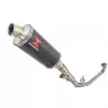 Honda NC 700 750 Integra 700 750 Decata Ligne complète / Silencieux Ovale En Carbone 300mm
