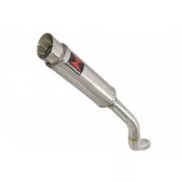 Z800 ZR800A Z800E 13 14 15 16 Tube de raccord (Link Pipe) Silencieux Rond GP Style en Inox 360mm 