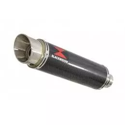 Keeway RKV 125 2012-2017 Ligne complète + Silencieux GP Rond En Carbone 360mm