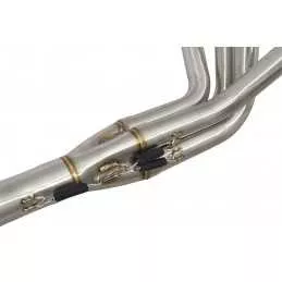 KAWASAKI ZX7R ZX-7R Ligne complète & Silencieux Ovale Noir En Inox 300mm