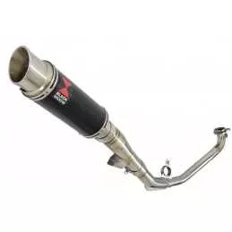 Honda NC 700 750 Integra 700 750 Decata Ligne complète / Silencieux GP Rond Noir Inox 230mm