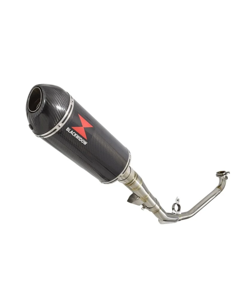 Honda NC 700 750 Integra 700 750 Decata Ligne complète / Silencieux Ovale En Carbone + Carbone Tip 300mm