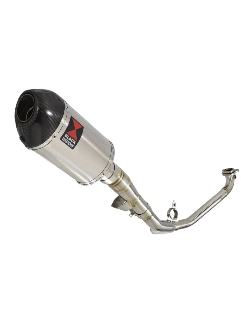 Honda NC 700 750 Integra 700 750 Decata Ligne complète / Silencieux Ovale Inox + Carbone Tip 200mm