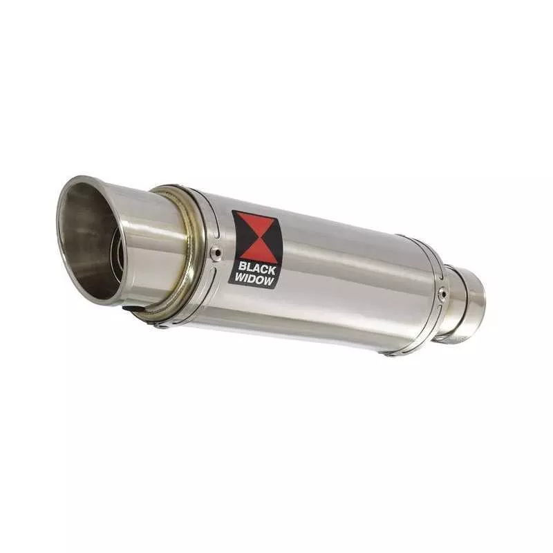 HONDA NT650 NT 650 DEAUVILLE Tube de raccord et Silencieux Rond GP Style En Inox 230mm