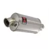 HONDA NT650 NT 650 DEAUVILLE Tube de raccord et Silencieux Ovale En Inox 230mm