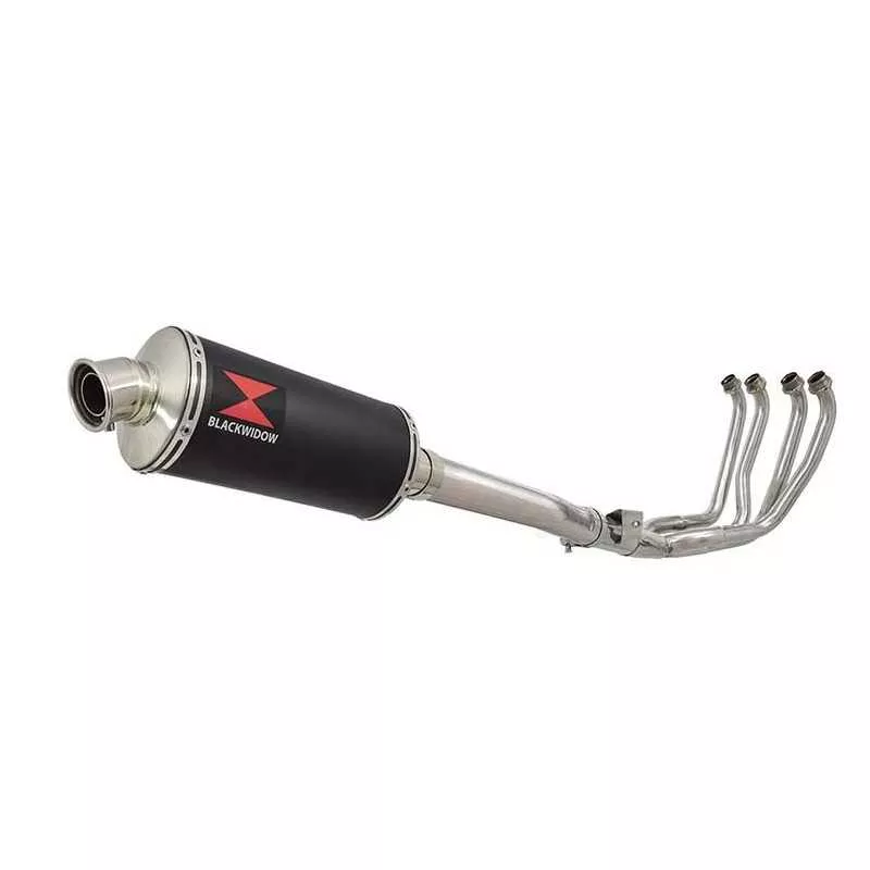 YZF1000 YZF1000R 1996-2003 Thunderace Ligne complète & Silencieux Ovale Noir En Inox 300mm