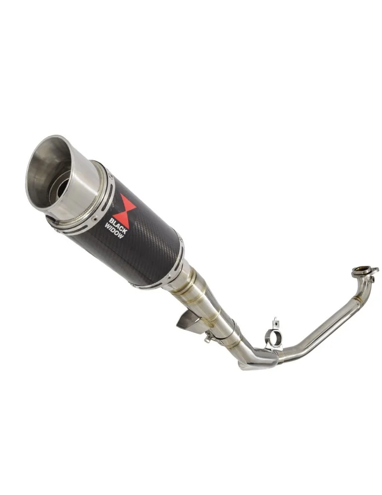 Honda NC 700 750 Integra 700 750 Decata Ligne complète / Silencieux Rond En Carbone 200mm