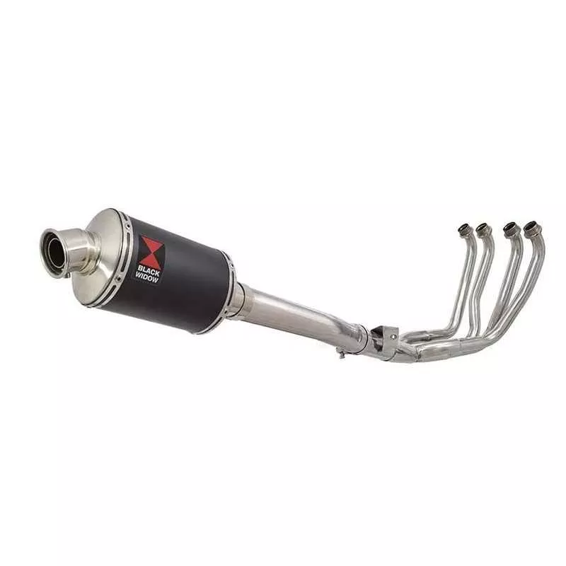 YZF1000 YZF1000R 1996-2003 Thunderace Ligne complète & Silencieux Ovale Noir En Inox 230mm
