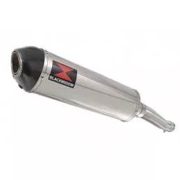 YZF750R YZF750 Tube de raccord et Silencieux Ovale En Inox + Canule En Carbone 400ST 400mm
