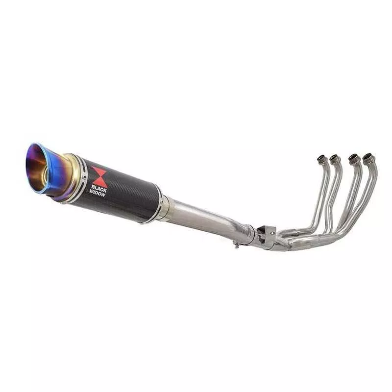 YZF1000 YZF1000R 1996-2003 Thunderace Ligne complète & Silencieux GP Rond En Carbone + Canule en Inox Anodisé 230mm