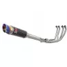 YZF1000 YZF1000R 1996-2003 Thunderace Ligne complète & Silencieux GP Rond En Carbone + Canule en Inox Anodisé 230mm