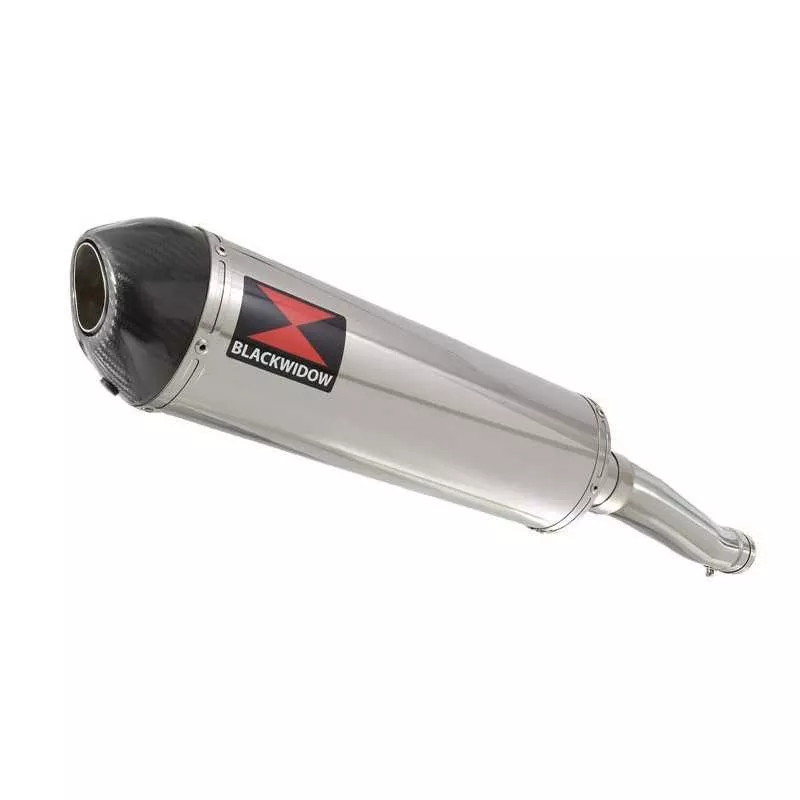 Yamaha YZF600R YZF 600 Thundercat Tube de raccord et Silencieux Ovale En Inox + Canule En Carbone 400mm