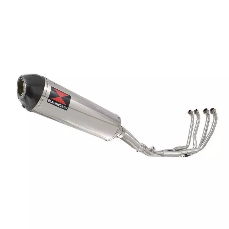 Yamaha YZF600R YZF 600 Thundercat Ligne complète & Silencieux Ovale En Inox + Canule En Carbone 400mm