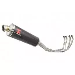 Yamaha YZF600R YZF 600 Thundercat Ligne complète & Silencieux Ovale En Carbone 400mm