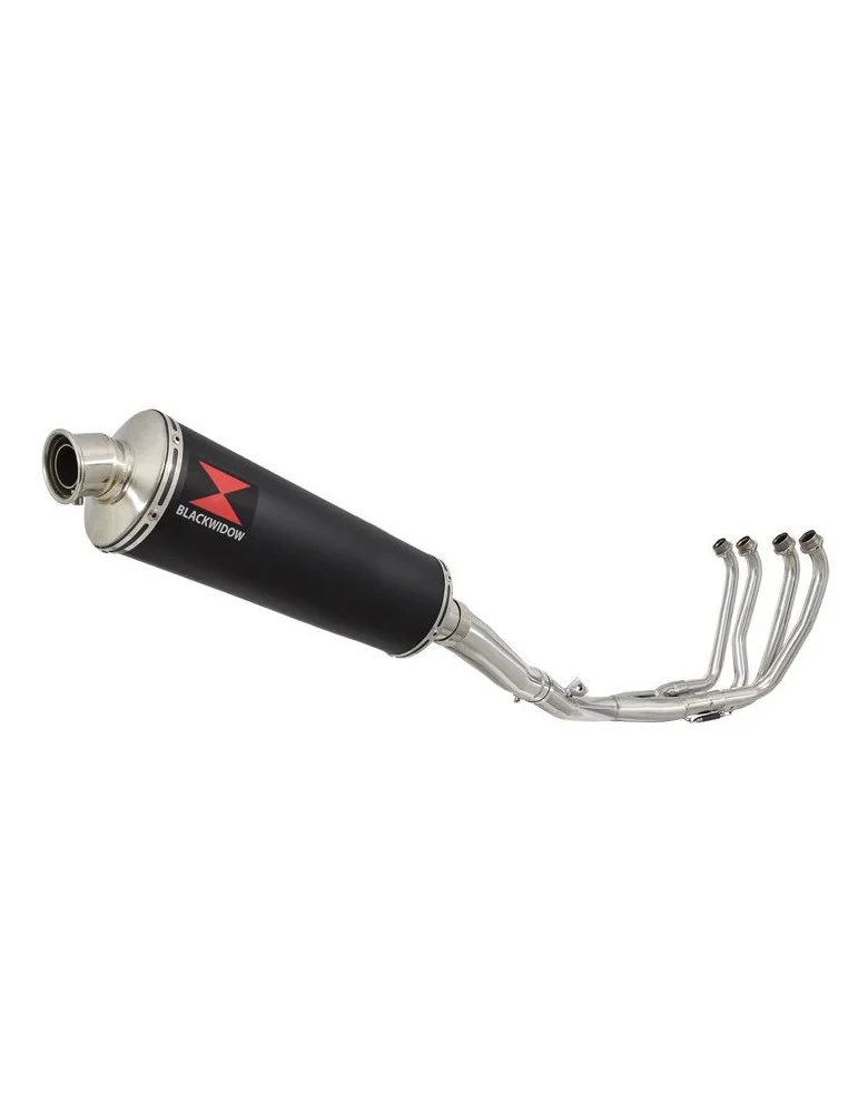 Yamaha YZF600R YZF 600 Thundercat Ligne complète & Silencieux Ovale Noir En Inox 400mm