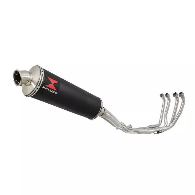 Yamaha YZF600R YZF 600 Thundercat Ligne complète & Silencieux Ovale Noir En Inox 400mm