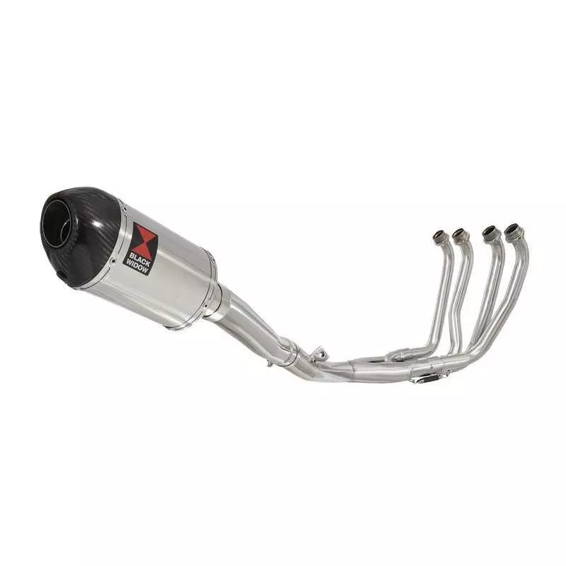 Yamaha YZF600R YZF 600 Thundercat Ligne complète & Silencieux Ovale En Inox + Canule En Carbone 200mm