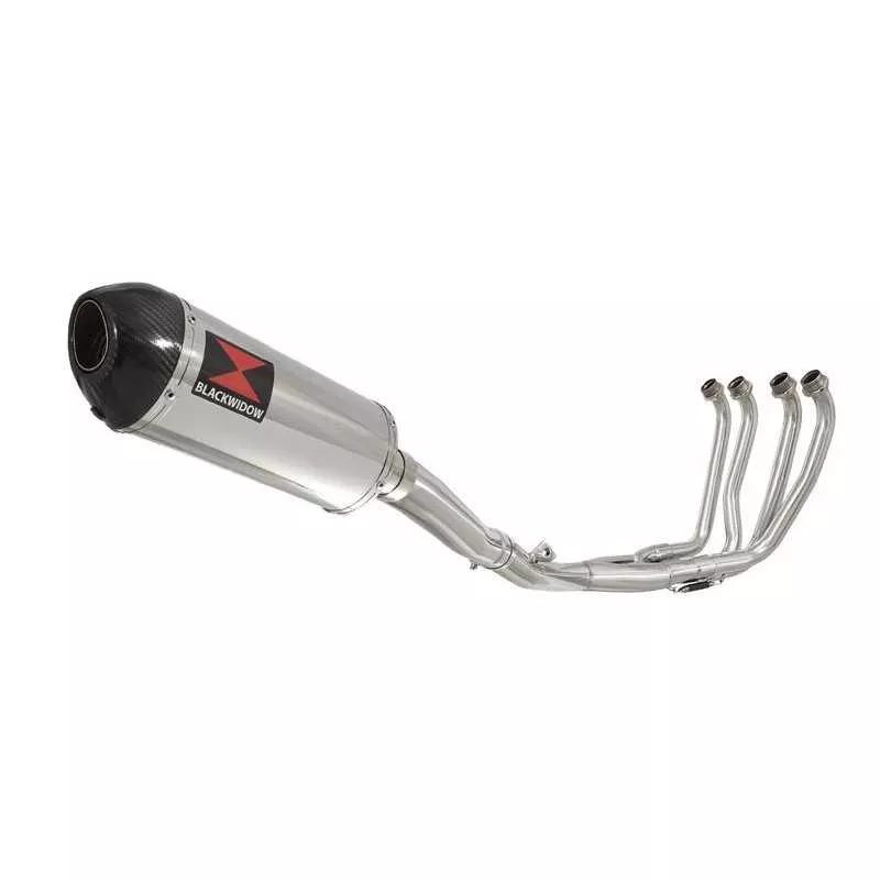 Yamaha YZF600R YZF 600 Thundercat Ligne complète & Silencieux Ovale En Inox + Canule En Carbone 300mm