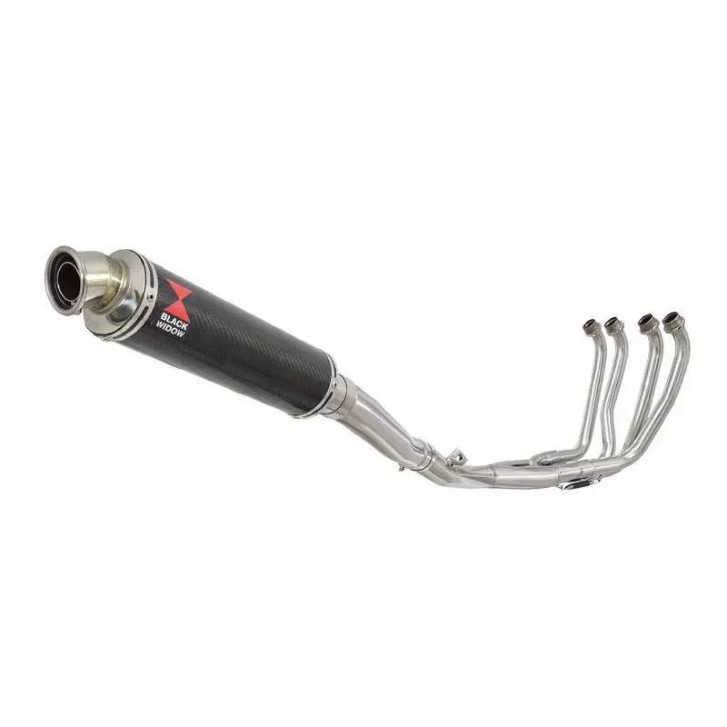 Yamaha YZF600R YZF 600 Thundercat Ligne complète & Silencieux Rond En Carbone 350mm