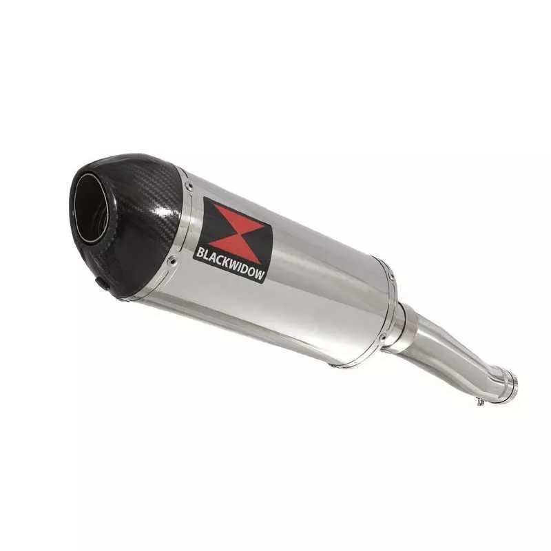 Yamaha YZF600R YZF 600 Thundercat Tube de raccord et Silencieux Ovale En Inox + Canule En Carbone 300mm